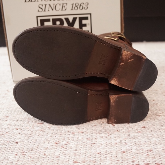 Frye brown Vicky Engineer boots - Picture 6 of 8
